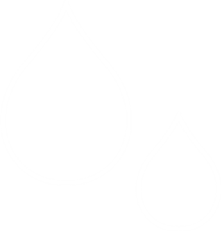 Outline of water drops icon