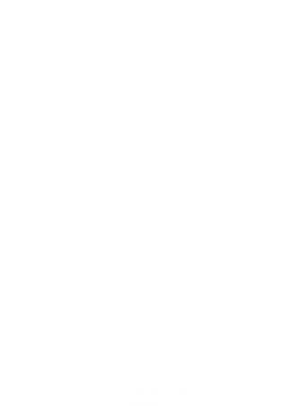 Outline of water droplet icon