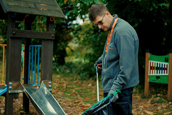 Neighbourhood officer working